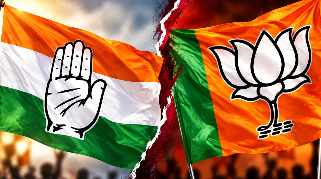Congress-Bjp-Flags-5