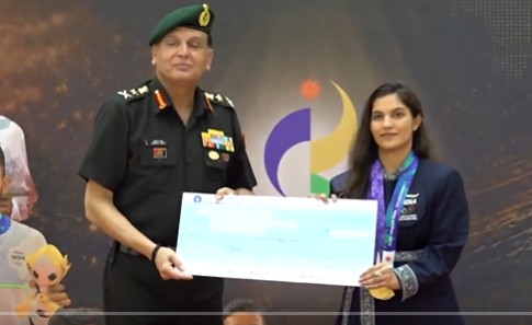 Indian-Army-felicitated-its-medal-winners-from-the-continental-meet